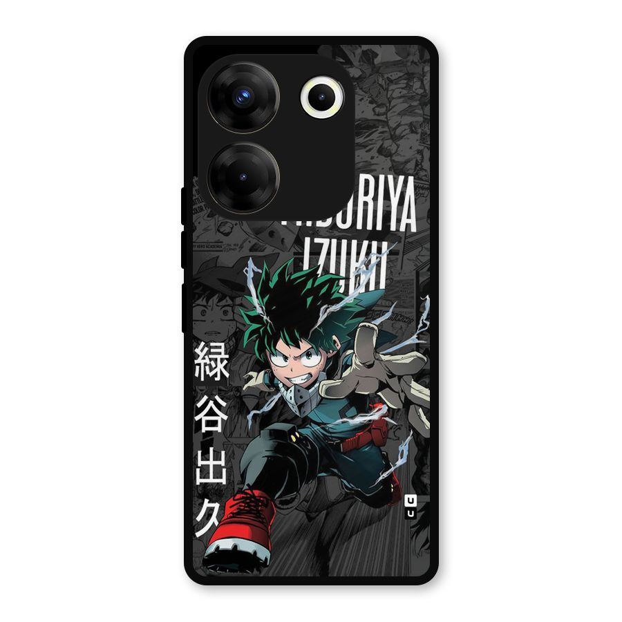 Young Midoriya Metal Back Case for Tecno Camon 20 Pro