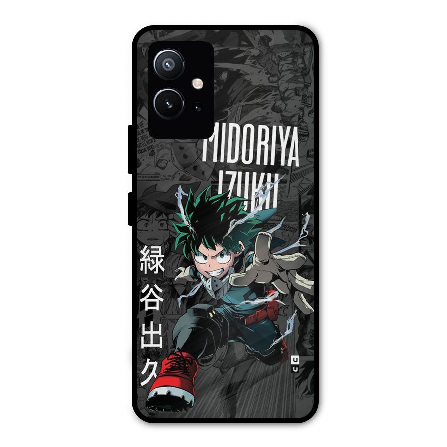Young Midoriya Metal Back Case for Vivo T1 5G