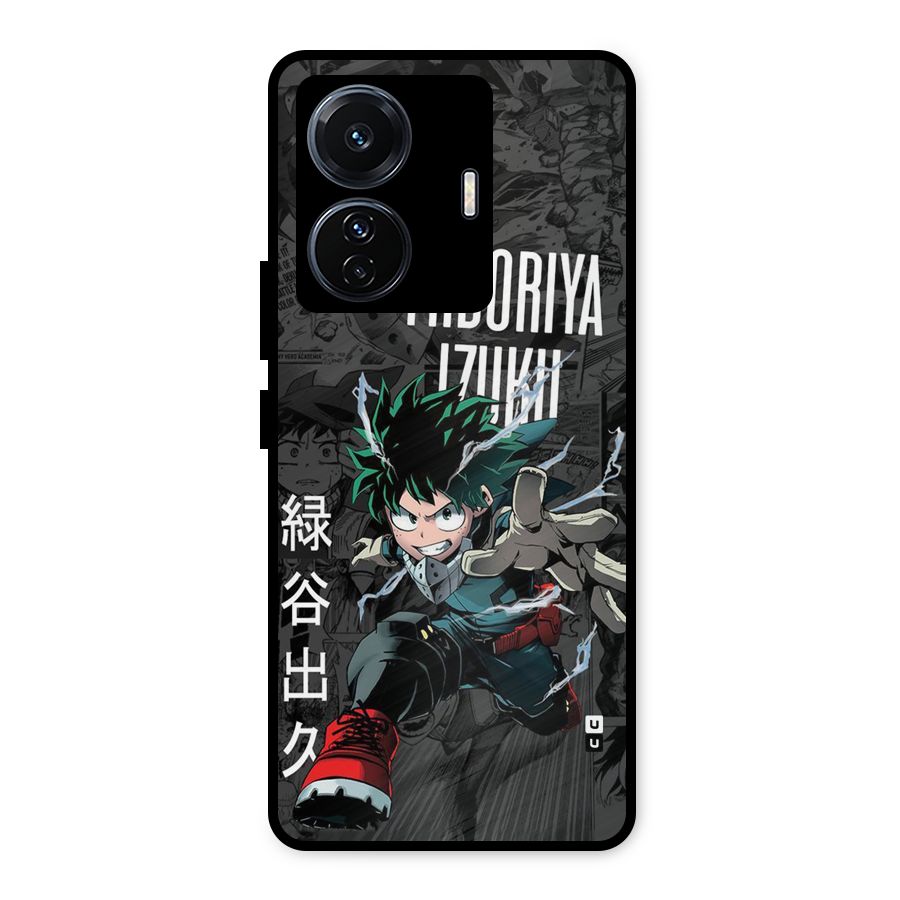 Young Midoriya Metal Back Case for Vivo T1 Pro