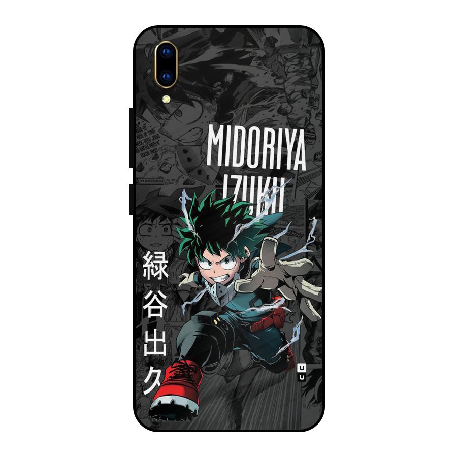 Young Midoriya Metal Back Case for Vivo V11 Pro