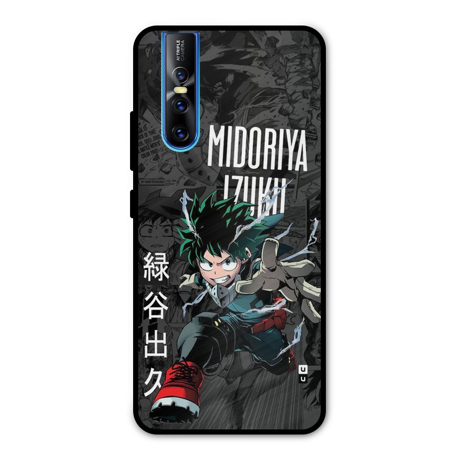 Young Midoriya Metal Back Case for Vivo V15 Pro