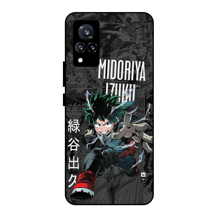 Young Midoriya Metal Back Case for Vivo V21 5G