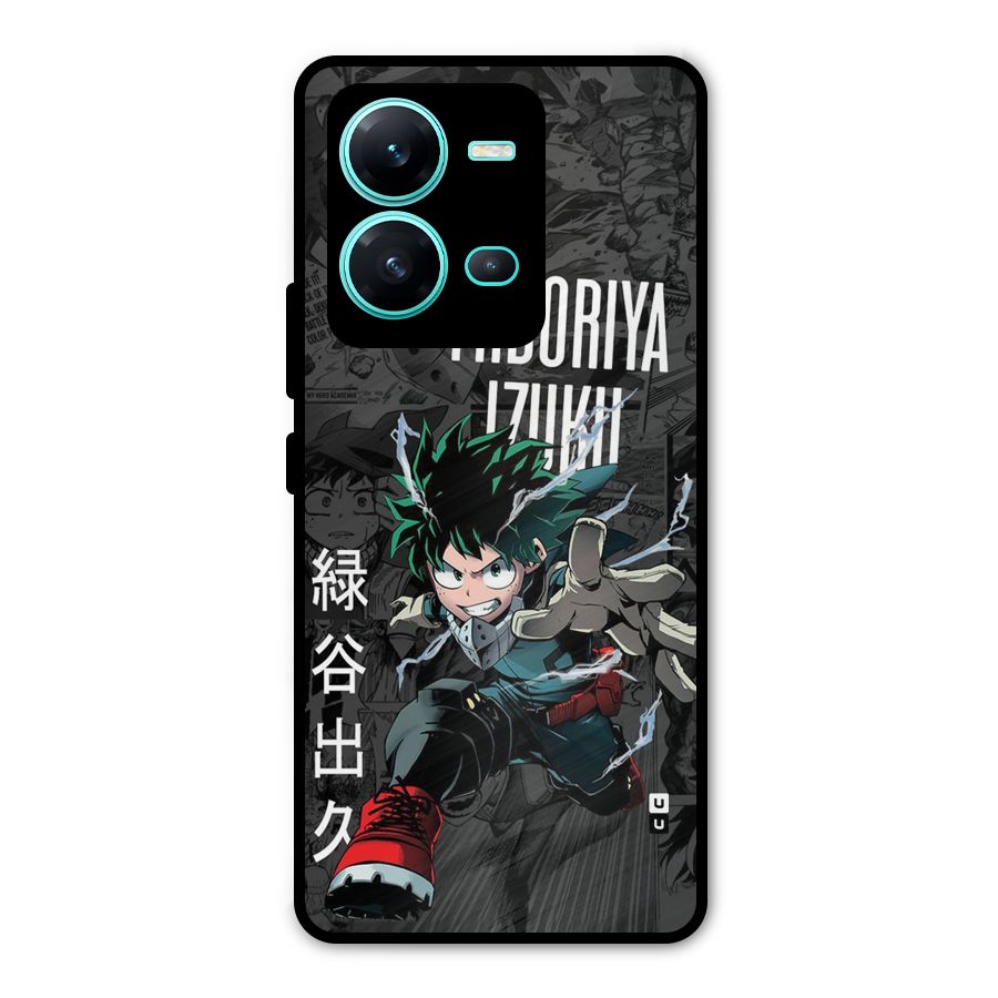 Young Midoriya Metal Back Case for Vivo V25