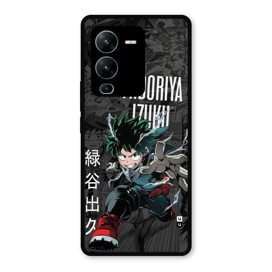 Young Midoriya Metal Back Case for Vivo V25 Pro