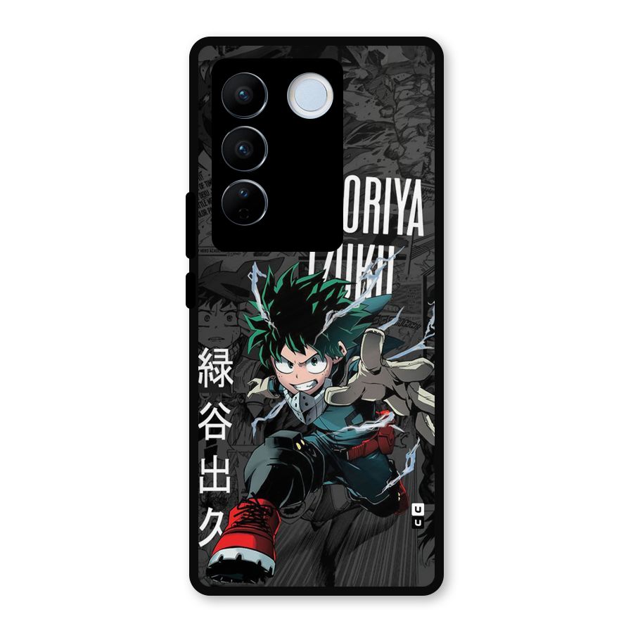 Young Midoriya Metal Back Case for Vivo V27