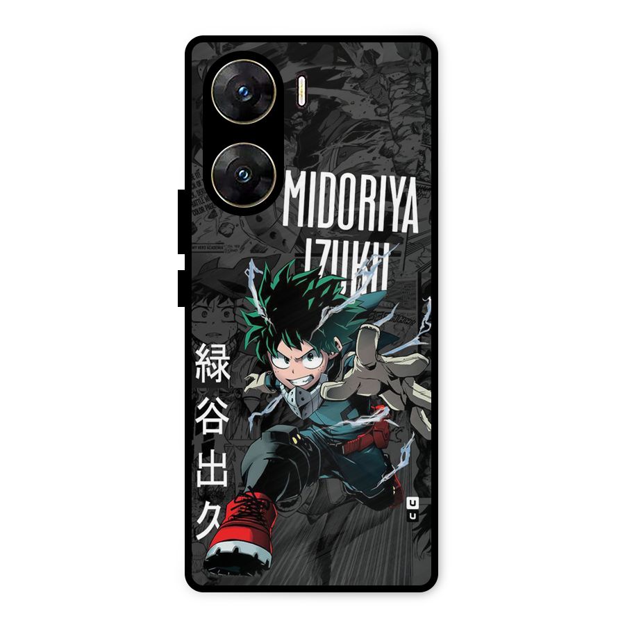Young Midoriya Metal Back Case for Vivo V29e