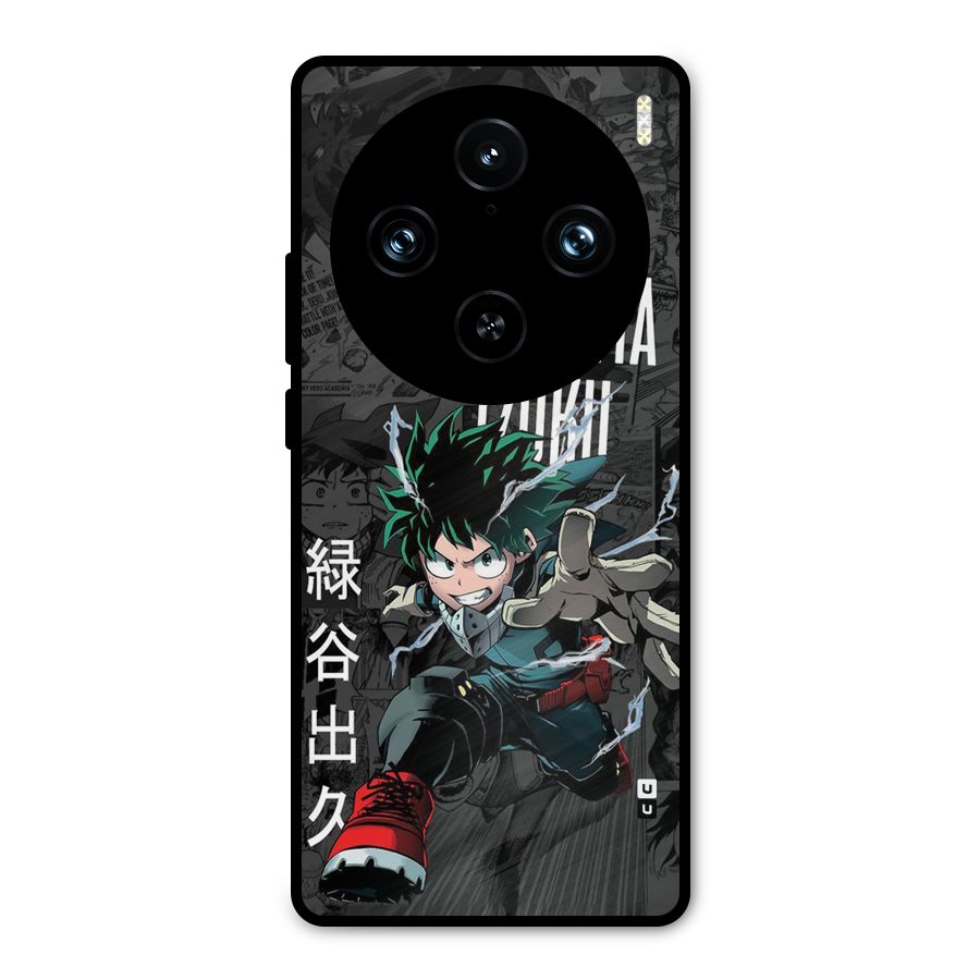 Young Midoriya Metal Back Case for Vivo X100 Pro