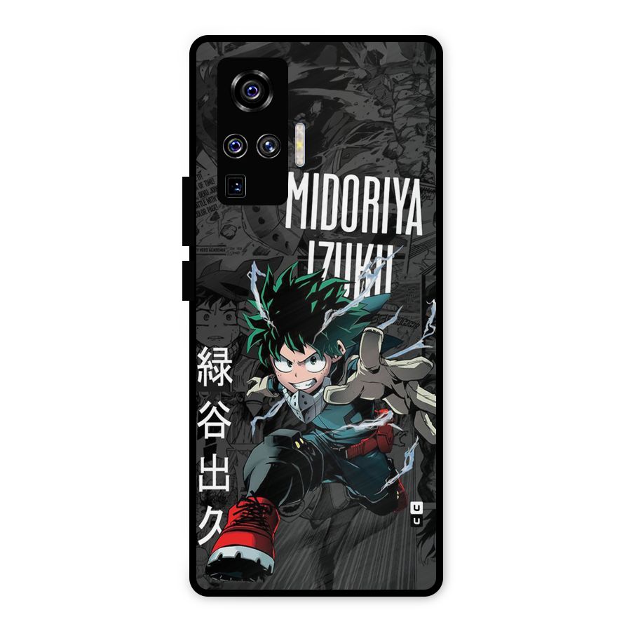 Young Midoriya Metal Back Case for Vivo X50 Pro