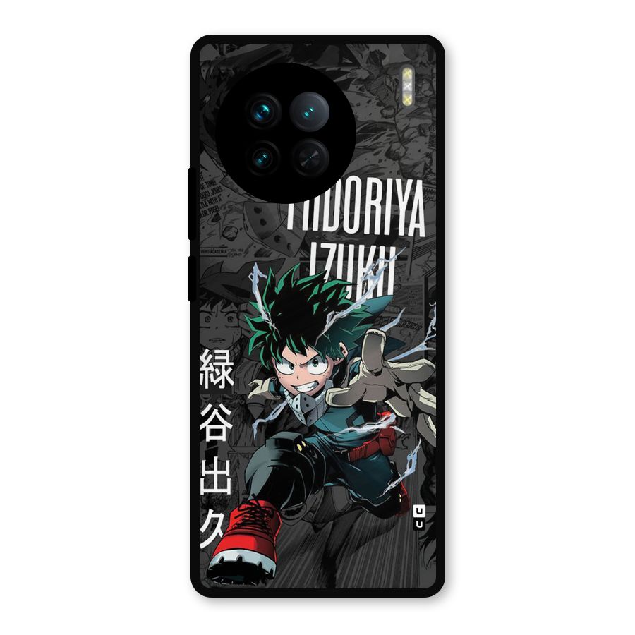 Young Midoriya Metal Back Case for Vivo X90