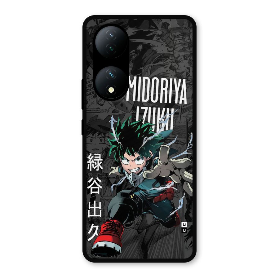 Young Midoriya Metal Back Case for Vivo Y100a