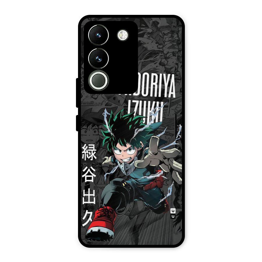 Young Midoriya Metal Back Case for Vivo Y200