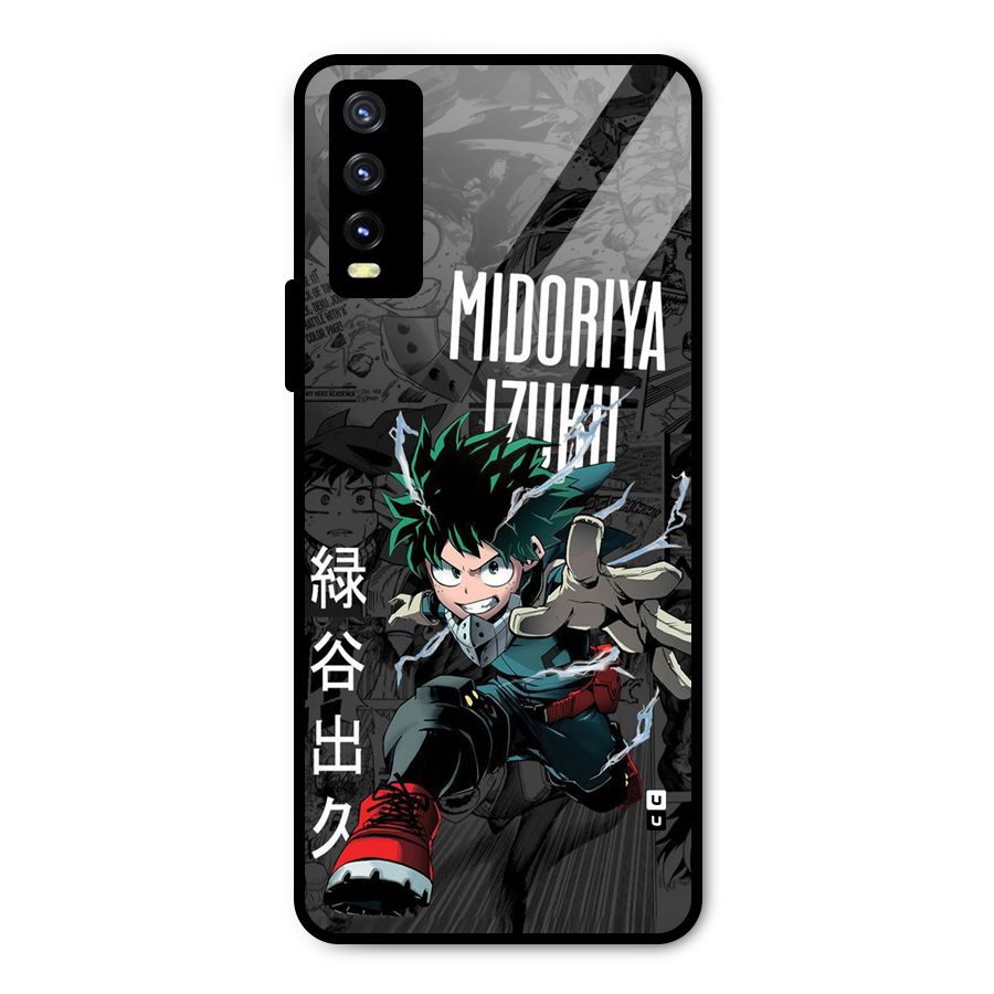 Young Midoriya Metal Back Case for Vivo Y20g