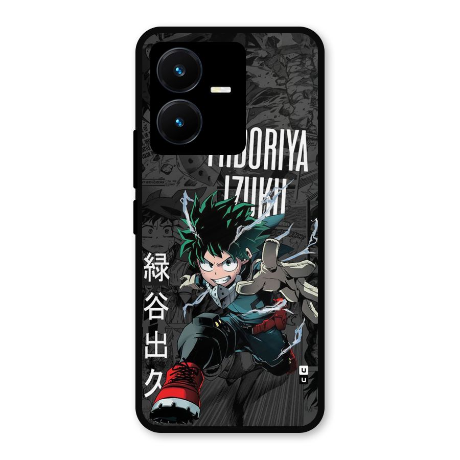 Young Midoriya Metal Back Case for Vivo Y22