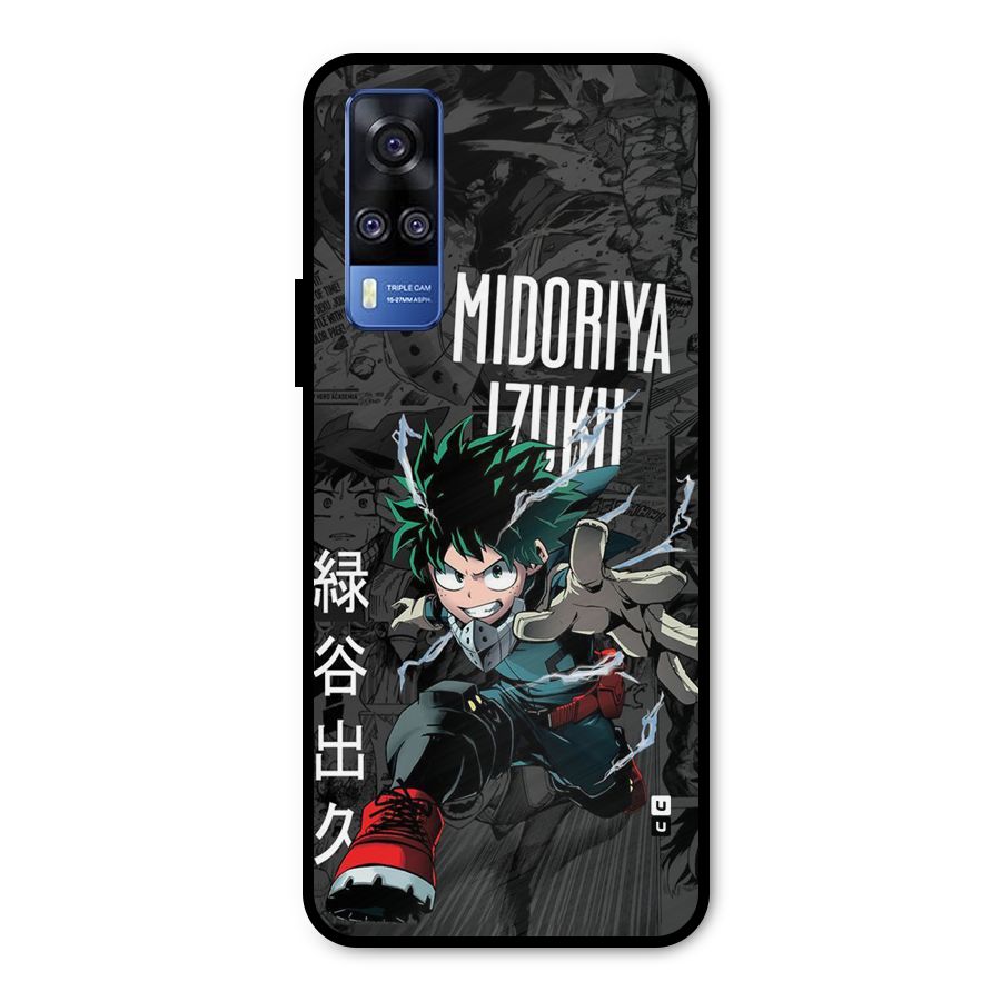 Young Midoriya Metal Back Case for Vivo Y51A