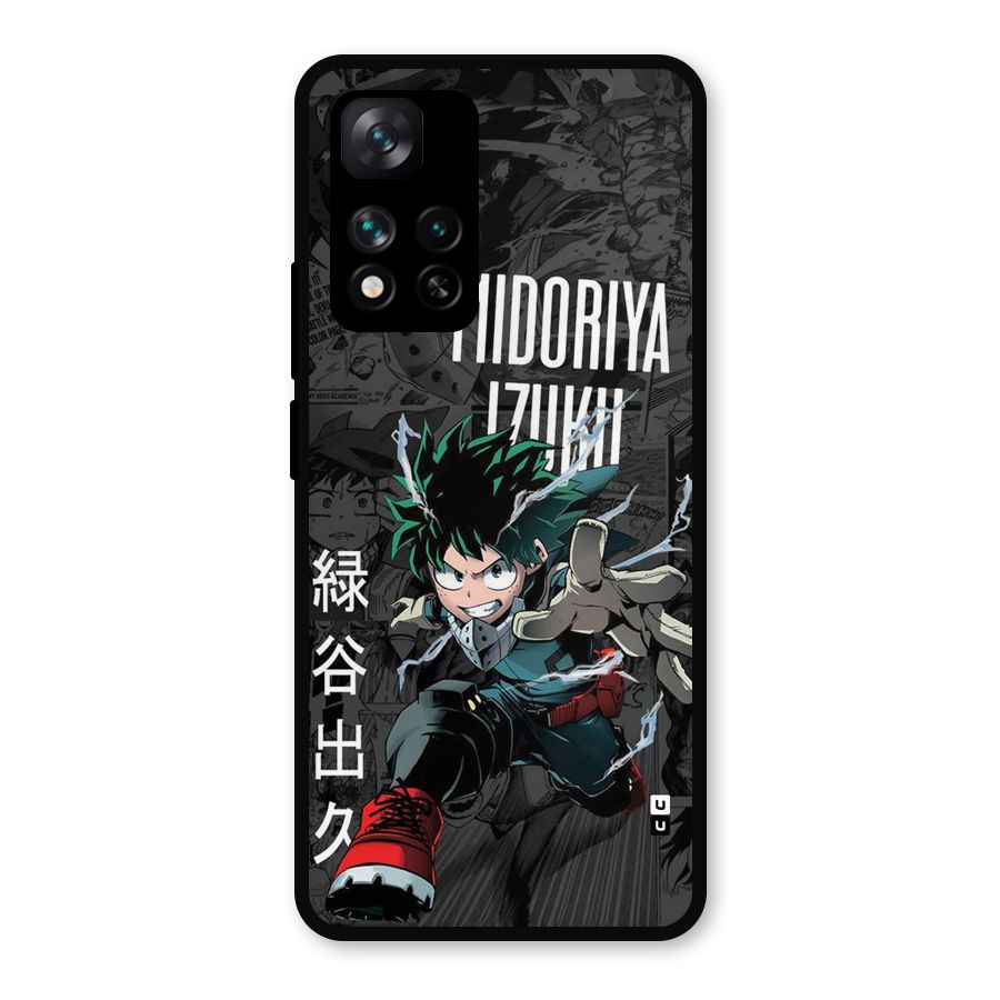 Young Midoriya Metal Back Case for Xiaomi 11i Hypercharge 5G
