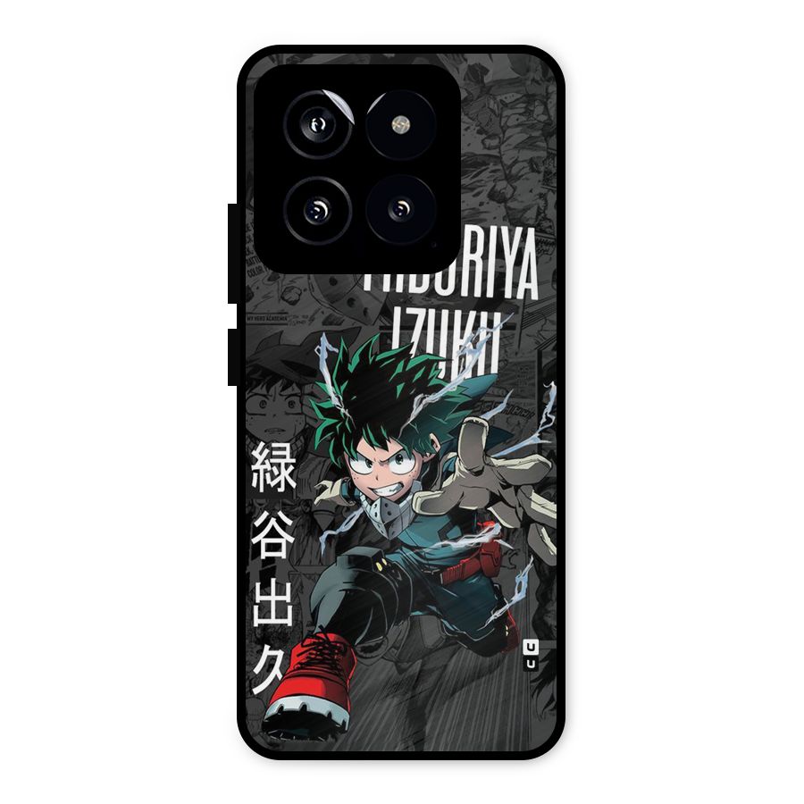 Young Midoriya Metal Back Case for Xiaomi 14