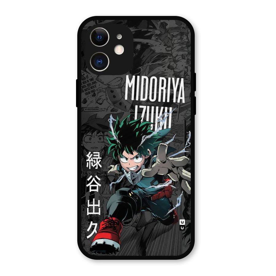 Young Midoriya Metal Back Case for iPhone 12