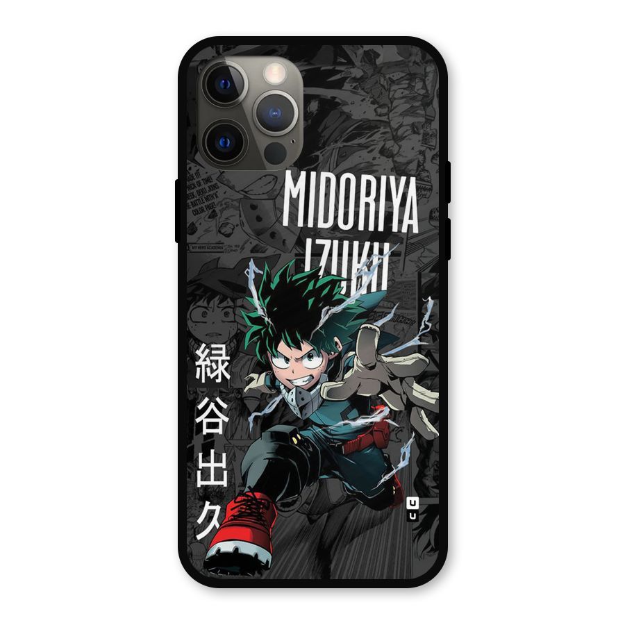 Young Midoriya Metal Back Case for iPhone 12 Pro