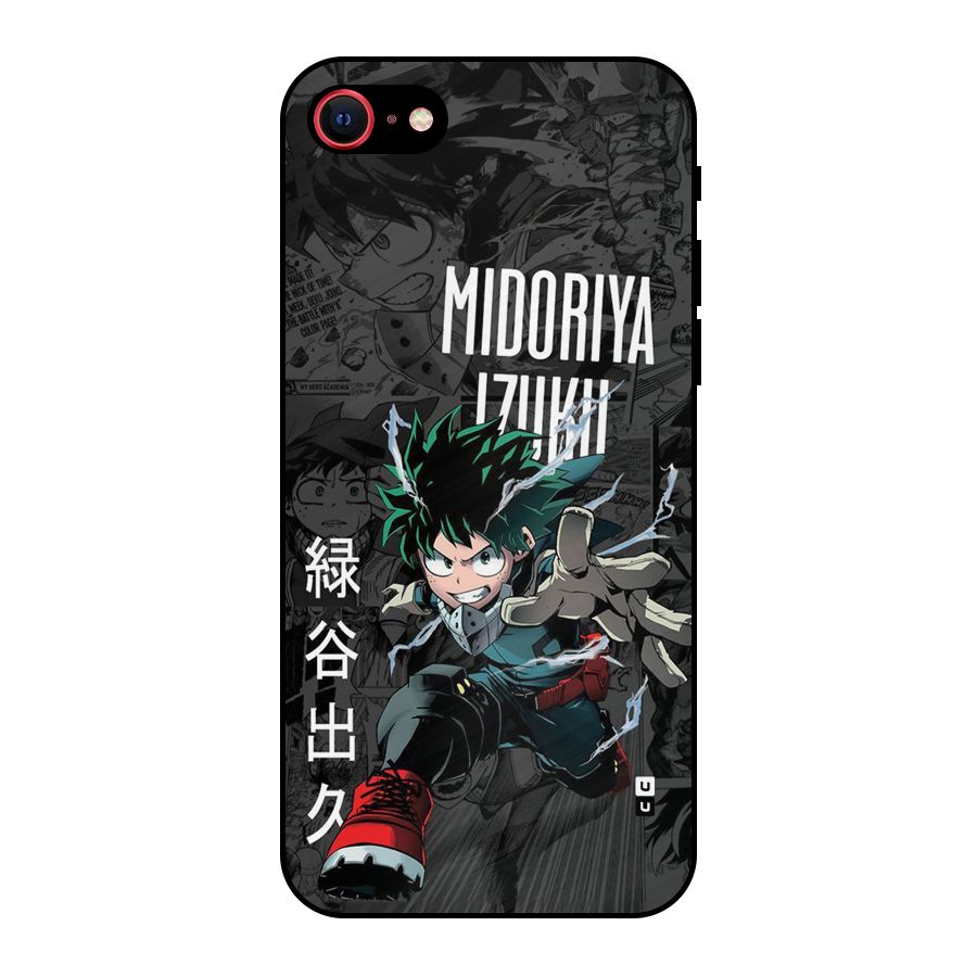 Young Midoriya Metal Back Case for iPhone SE 2022