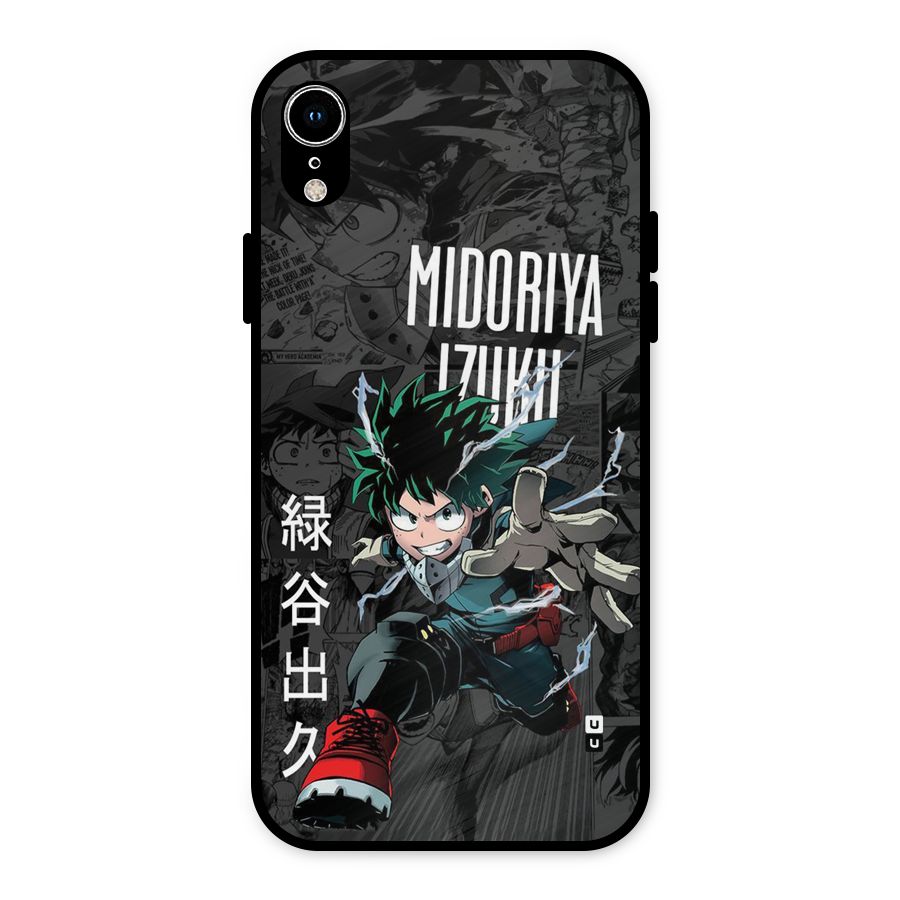 Young Midoriya Metal Back Case for iPhone XR
