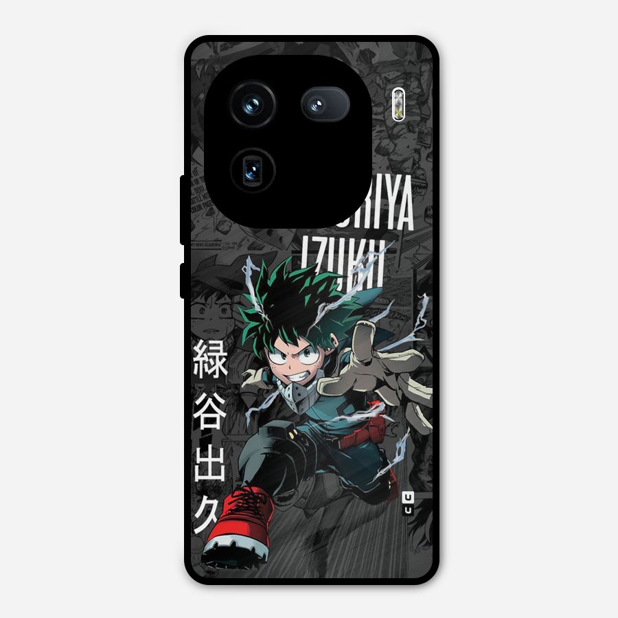 Young Midoriya Metal Back Case for iQOO 12
