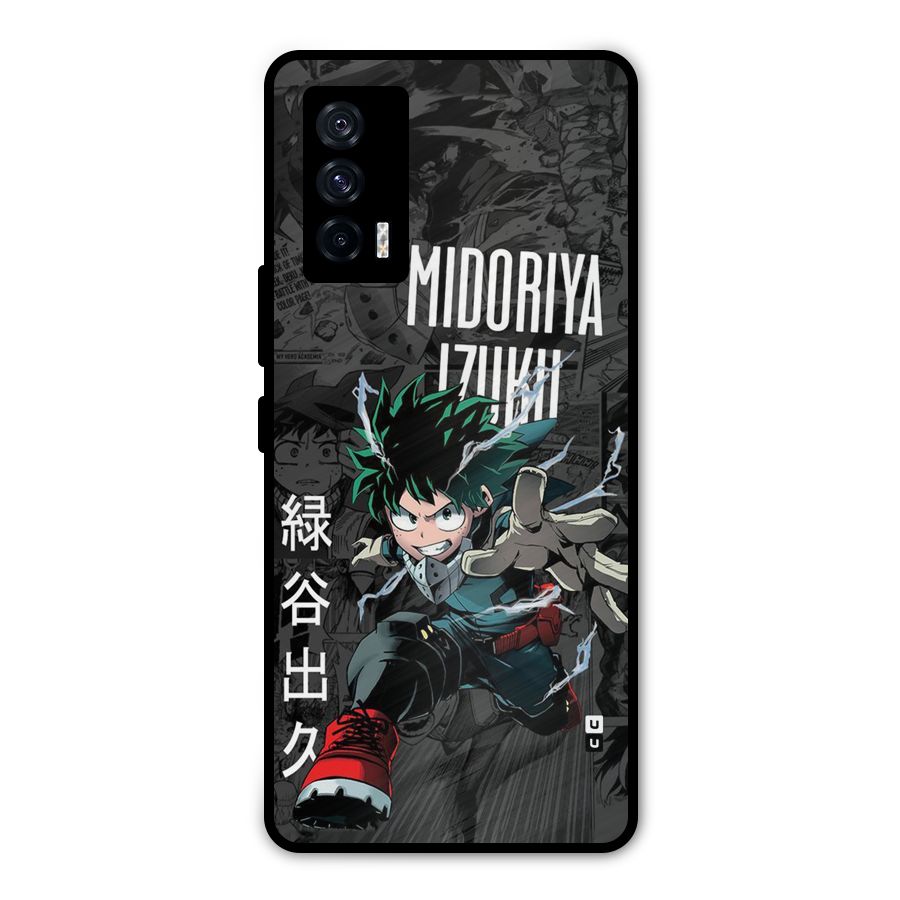 Young Midoriya Metal Back Case for iQOO 7 5G