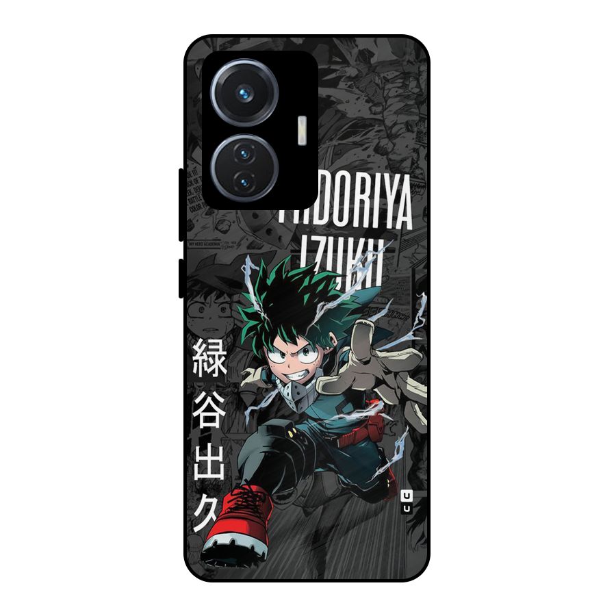 Young Midoriya Metal Back Case for iQOO Z6 44W