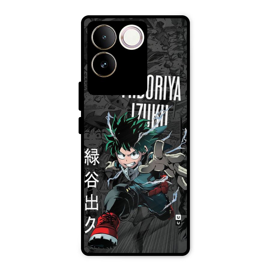 Young Midoriya Metal Back Case for iQOO Z7 Pro