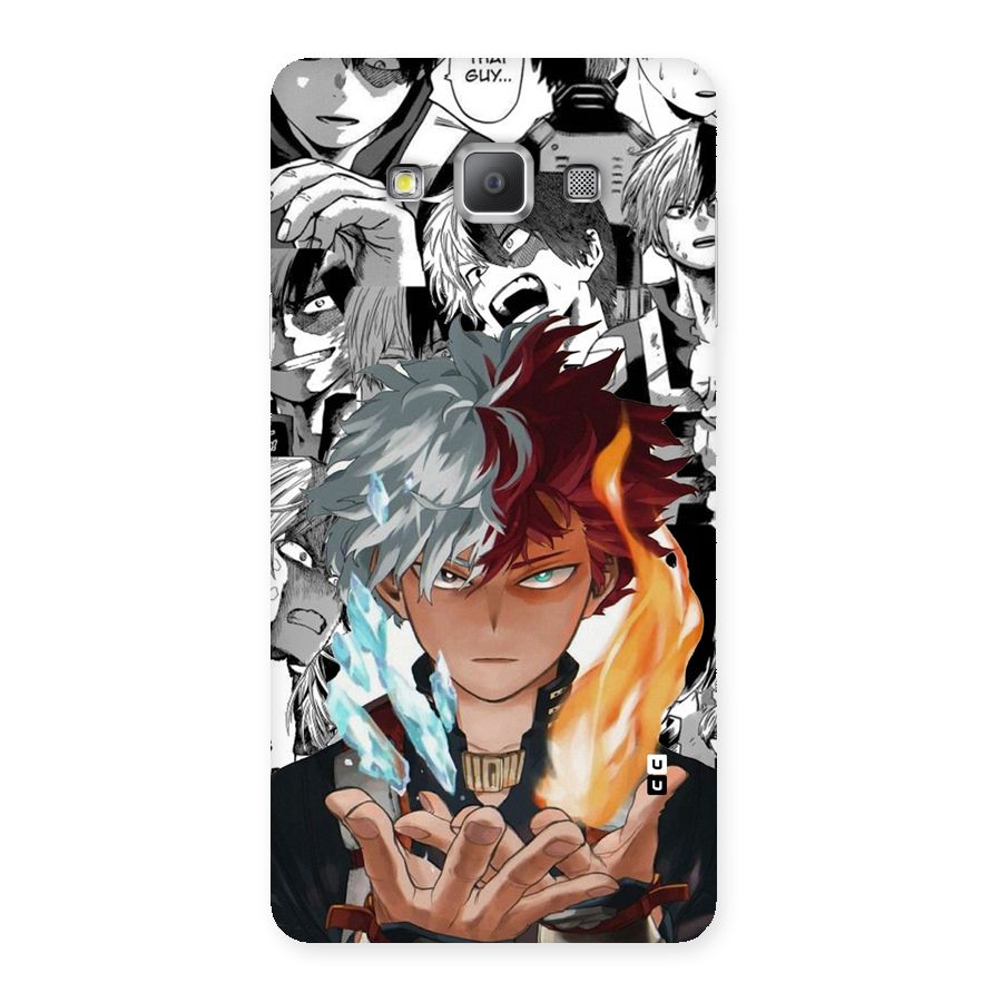 Young Todoroki Back Case for Galaxy A7
