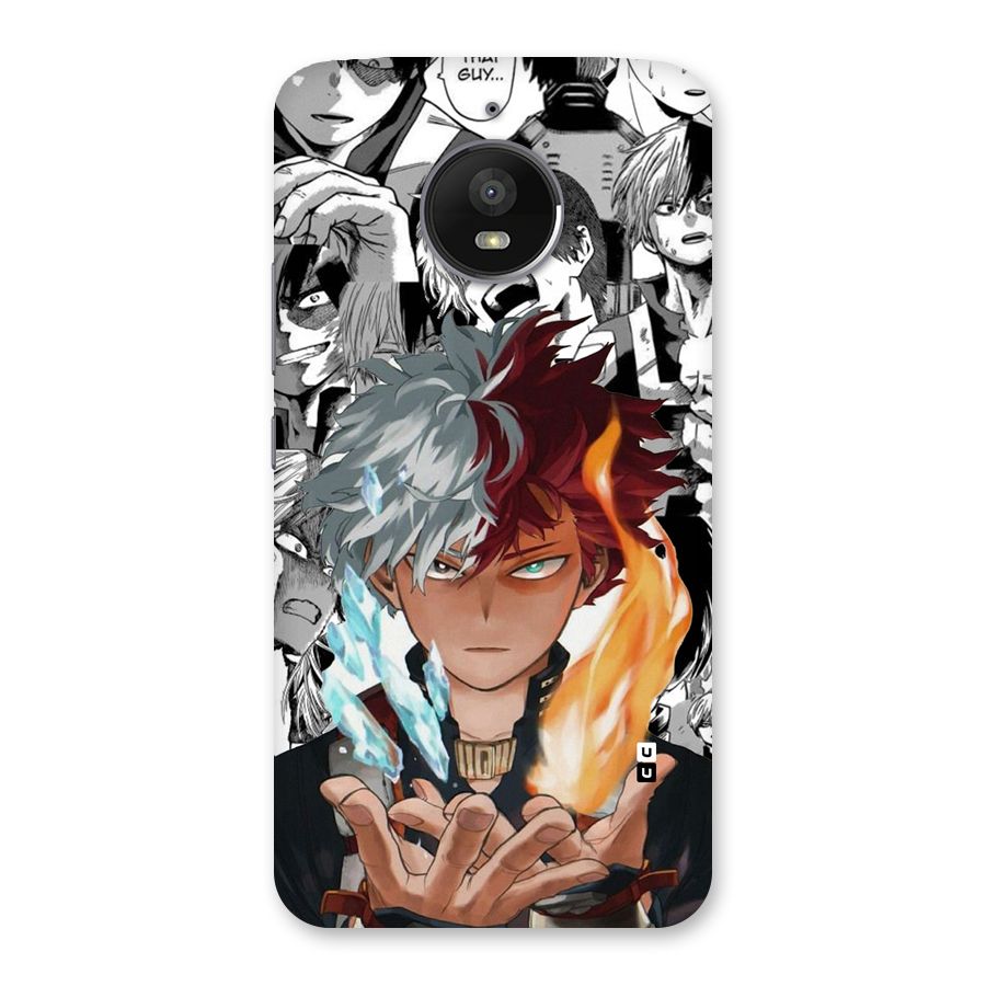 Young Todoroki Back Case for Moto E4 Plus