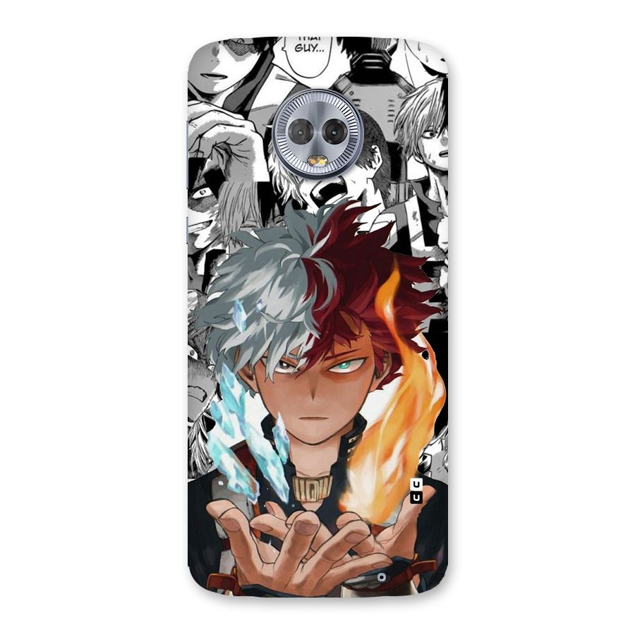 Young Todoroki Back Case for Moto G6 Plus