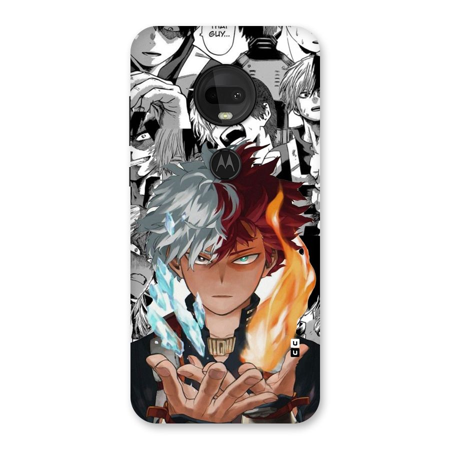 Young Todoroki Back Case for Moto G7
