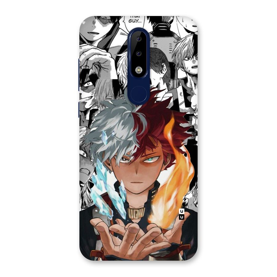 Young Todoroki Back Case for Nokia 5.1 Plus