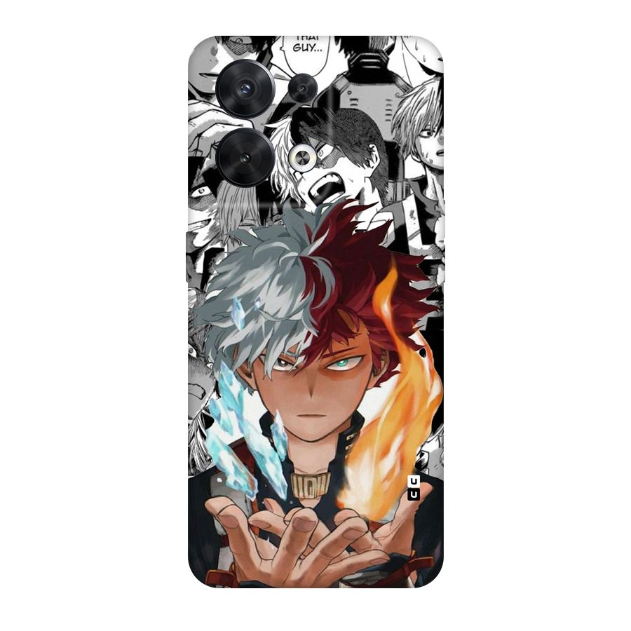 Young Todoroki Back Case for Oppo Reno8 5G