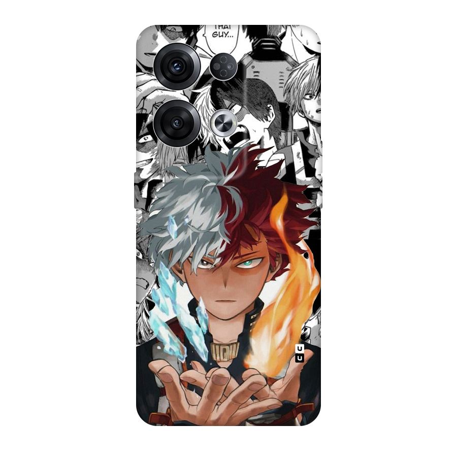 Young Todoroki Back Case for Oppo Reno8 Pro 5G