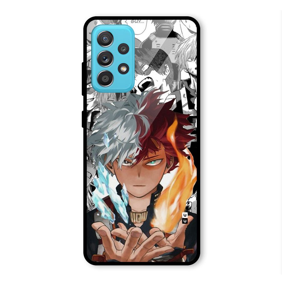 Young Todoroki Glass Back Case for Galaxy A52