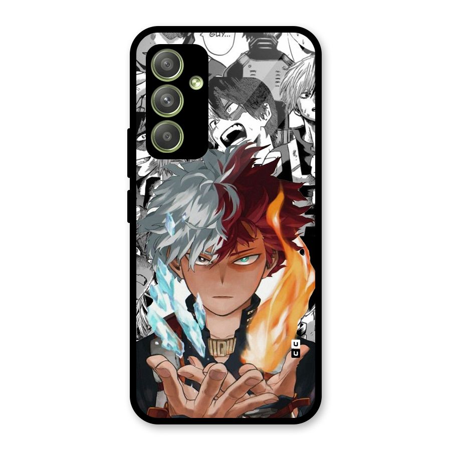 Young Todoroki Glass Back Case for Galaxy A54