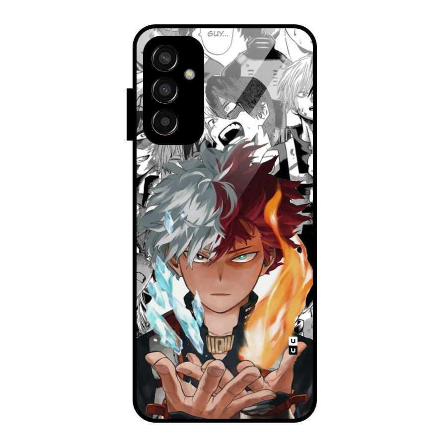 Young Todoroki Glass Back Case for Galaxy F13