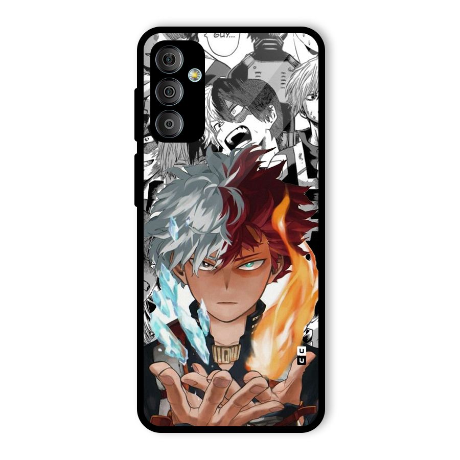 Young Todoroki Glass Back Case for Galaxy F23