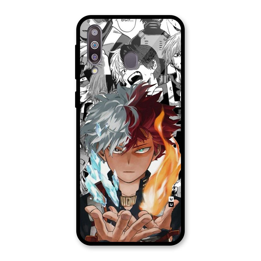 Young Todoroki Glass Back Case for Galaxy M30