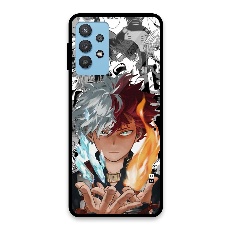 Young Todoroki Glass Back Case for Galaxy M32 5G