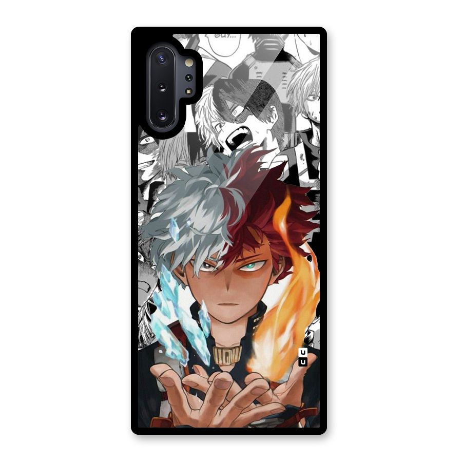 Young Todoroki Glass Back Case for Galaxy Note 10 Plus