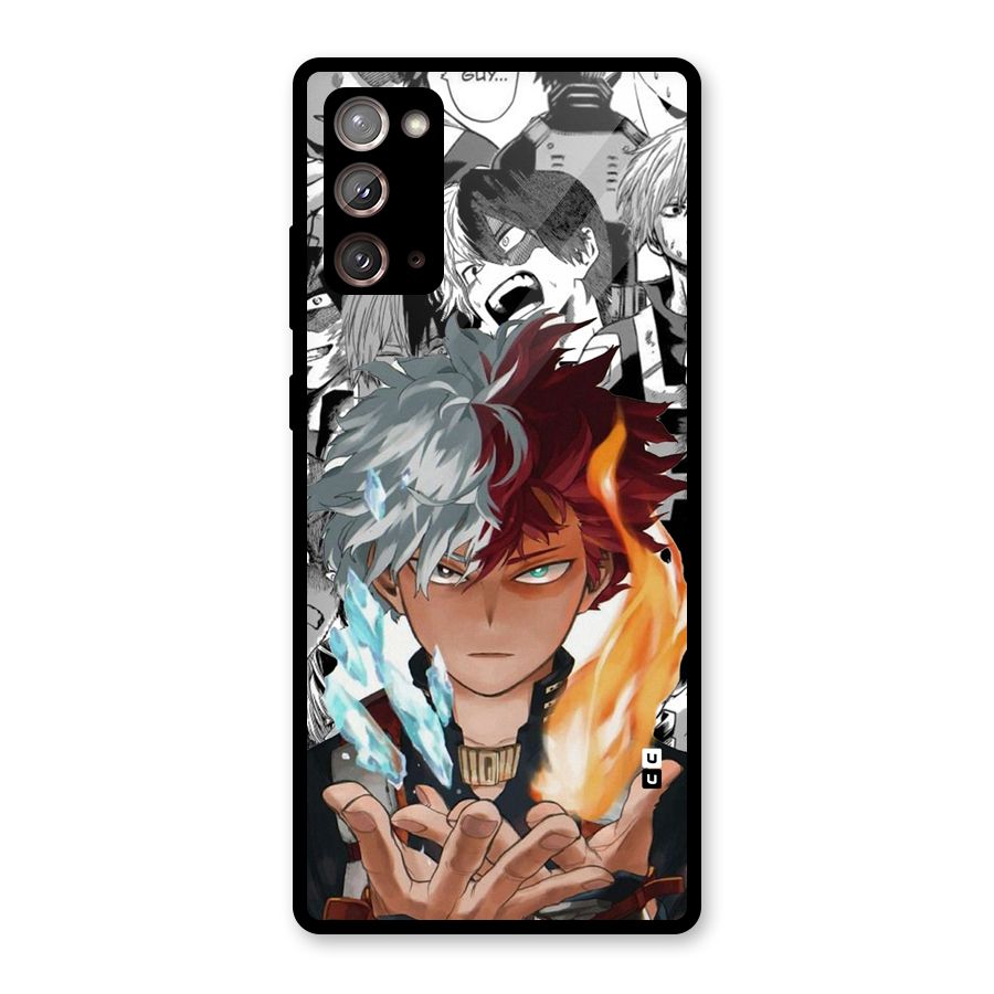 Young Todoroki Glass Back Case for Galaxy Note 20