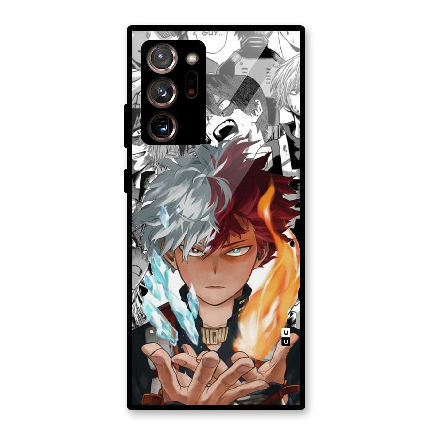 Young Todoroki Glass Back Case for Galaxy Note 20 Ultra