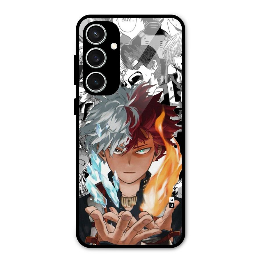 Young Todoroki Glass Back Case for Galaxy S23 FE