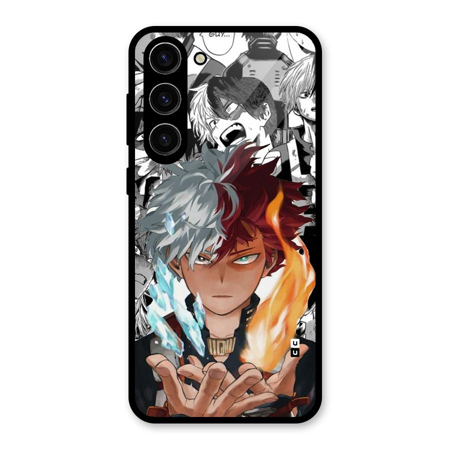 Young Todoroki Glass Back Case for Galaxy S23 Plus