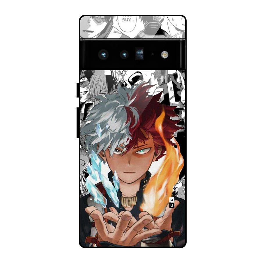 Young Todoroki Glass Back Case for Google Pixel 6 Pro