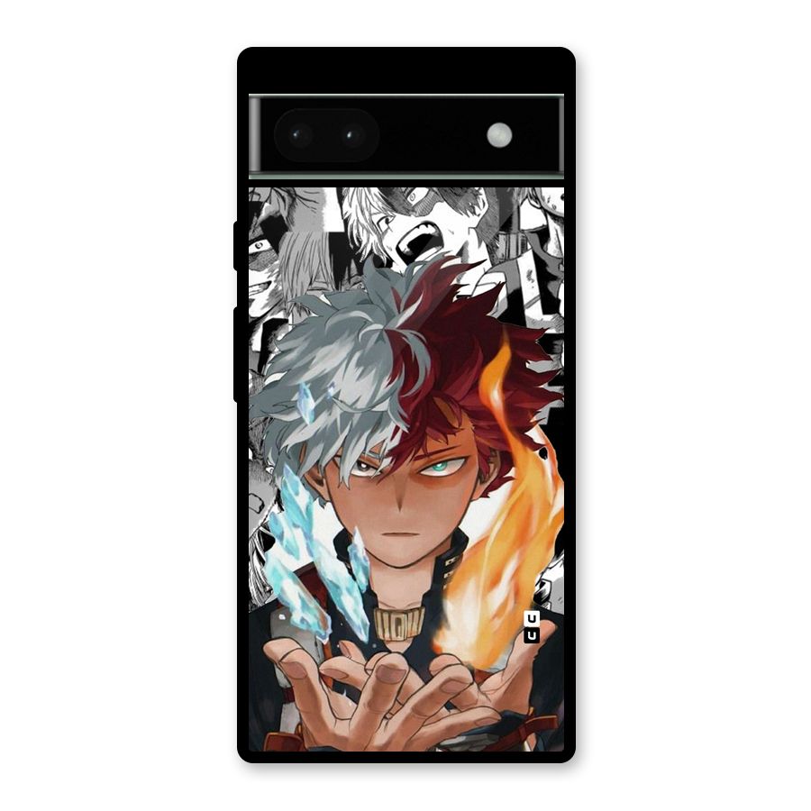 Young Todoroki Glass Back Case for Google Pixel 6a