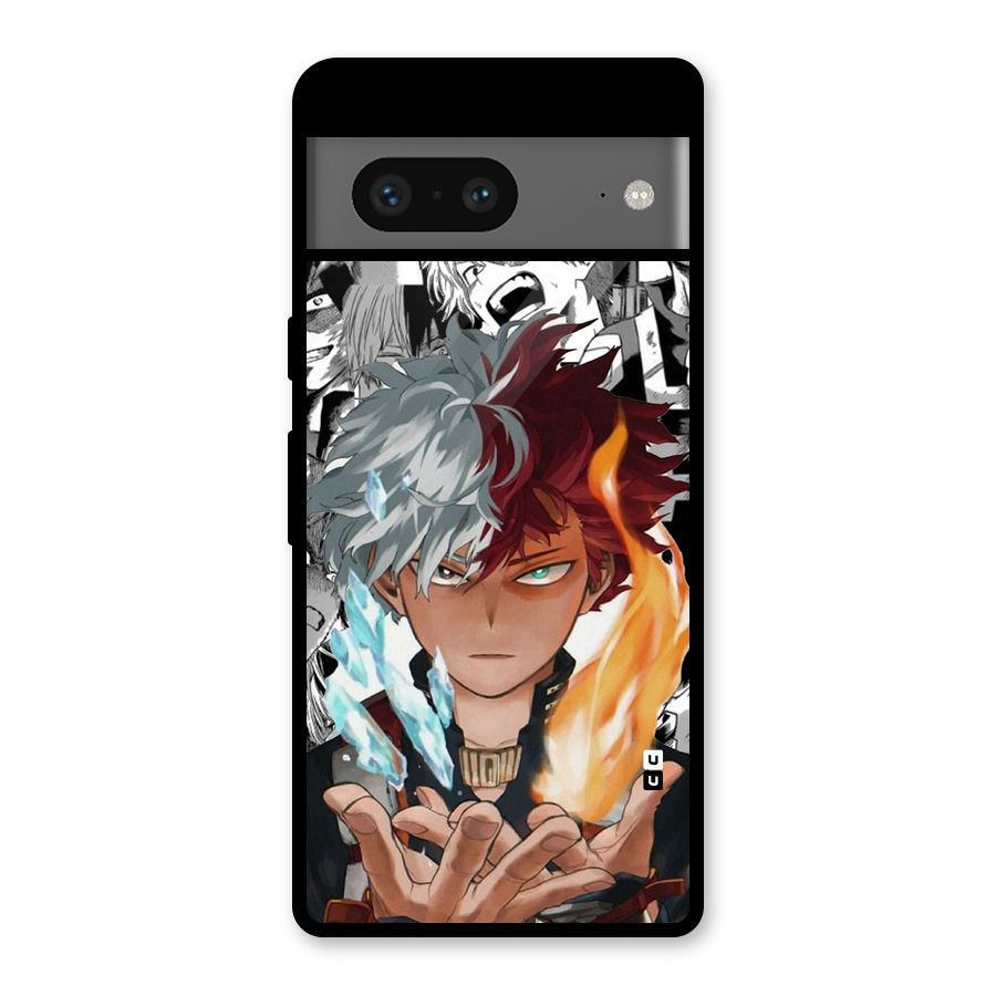 Young Todoroki Glass Back Case for Google Pixel 7
