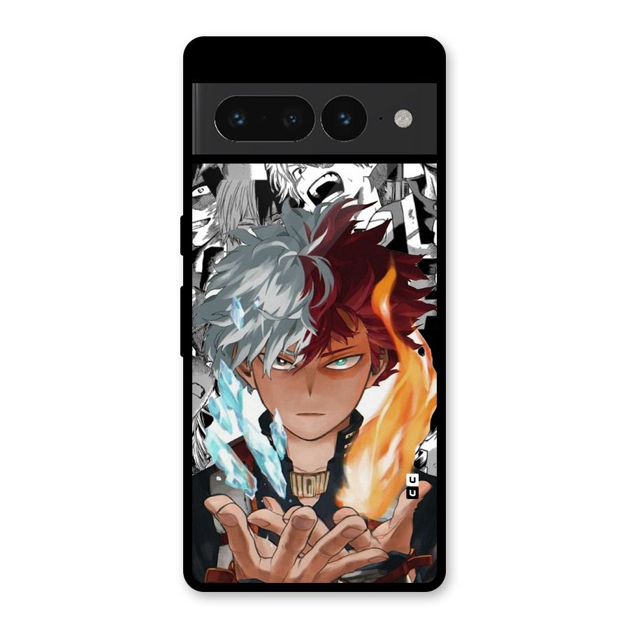 Young Todoroki Glass Back Case for Google Pixel 7 Pro